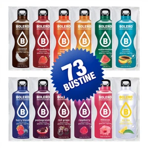 73 BOLERO Drink 9g MIX Bustine Miste Assortite Preparato Istantaneo per Bevande - Foto 1 di 6