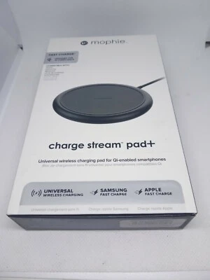 Mophie Charge Stream Pad+ 10W Wireless Charge Base -Qi-Enabled Devices OPEN BOX - Image 1 of 3
