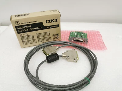 OKI Microline Printer RS-232C Serial Interface Card 44455101 with Can Cable - Bild 1 von 4