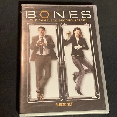 Bones: The Complete Second Season 2 (6-Disc DVD Set) ~ Brand New Factory Sealed Foto 1 de 2
