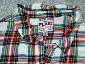 Old Navy Womens Long Sleeve Shirt Size XL Cotton Garment White Plaid - Picture 1 of 9