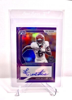 2022 Leaf Pro Set - #PA-JM2 John Metchie III - Rookie Auto - /30 - Alabama  - Image 1 of 2