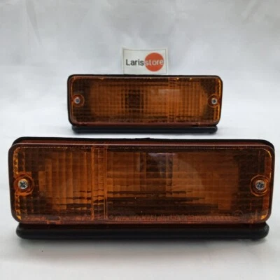 Conjunto de luces intermitentes para parachoques delantero Toyota Corolla KE72 KE75 79-87 NUEVO 1 par LR Foto 1 de 4