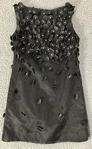 Biscotti Collezioni Formal Sleeveless Girls Black Confetti Dress Size 8 - Picture 1 of 8