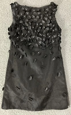 Biscotti Collezioni Formal Sleeveless Girls Black Confetti Dress Size 8 - Image 1 of 4