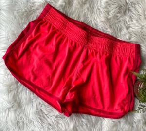 Nike Dri Fit Womens Unlined Athletic Running Shorts Orange Red Sz Medium M - Picture 1 of 5