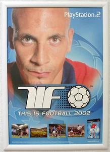 Questo è il calcio 2002 RARO PS2 42 cm x 59 cm poster promozionale - Foto 1 di 2