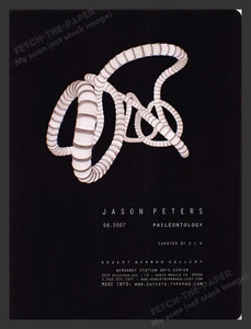 Jason Peters Paileontologie Robert Berman Galerie ca 2007 Print Werbung Anzeige - Bild 1 von 1