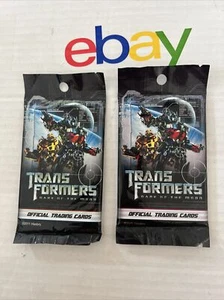 Transformers Dark of the Moon OFFICIAL TRADING CARDS Pack 2011 Hasbro Lot Of 2 - Picture 1 of 2