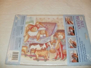 Springs Art Works Decorative Transfers "Toy Time" Features Bunnies and Bears - Picture 1 of 4