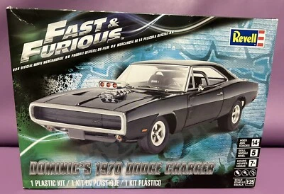 Revell Fast & Furious Dominic's 1970 Dodge Charger Plastic Model Kit - Image 1 of 4