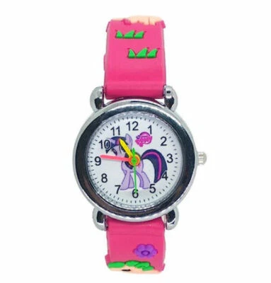 HORSE & WESTERN GIFTS KIDS YOUNG GIRLS PONY WATCH DARK PINK - image 1 of 2
