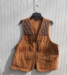 Vtg BLACK SHEEP Hunting Vest Large  Pockets Canvas Shooting Duck  small game XL - Picture 1 of 9
