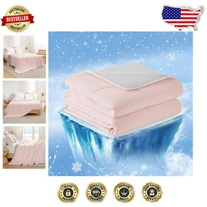 Twin Size Summer Comforter with Cooling Technology - Soft & Breathable Design - Picture 1 of 12