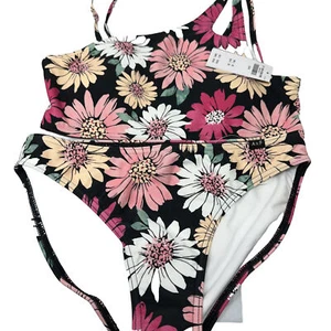 🔥🔥🔥Abercrombie Kids Girls Swimsuit 2 Piece Floral Design Size 13/14🔥🔥🔥 - Picture 1 of 7