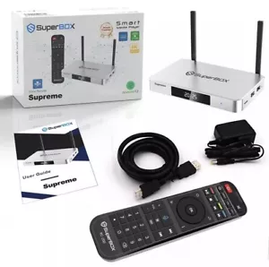 SuperBox Supreme 24 Apps Latest Version 6K Android 12 4GB RAM & 128GB Storage - Picture 1 of 2