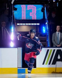 Johnny Gaudreau First Star of the Game Columbus Blue Jackets 8x10 NHL Photo - Picture 1 of 1