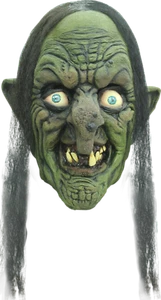 Evil Witch Ugly Gypsy Hag Ghoulish DELUXE ADULT LATEX MADAME YIDHRA MASK - Picture 1 of 2