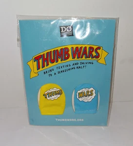 THUMB WARS Anti-Texting Thumb Socks Covers Thumbwars.org safe driving NEW - Picture 1 of 2