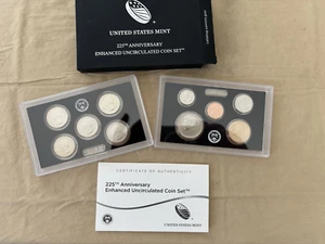 2017-S US Mint 225th Anniversary Enhanced Uncirculated 10-Coin Set GEM BU - Picture 1 of 4