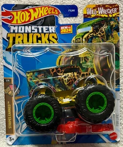 Hot Wheels 2024 Monster Trucks Stripes Earned #1/4 Wild Wrecker #HTM54 1:64 - Bild 1 von 2
