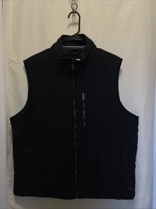 Orvis Men's Full Zip Quilted Vest Black Size Large - Picture 1 of 9