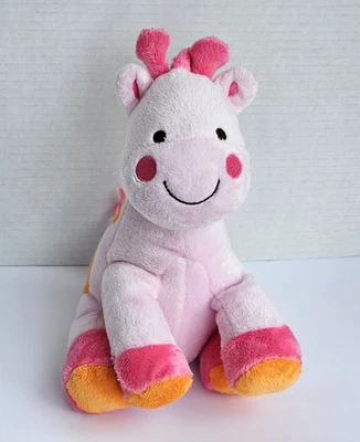 Carter's Child of Mine Pink Giraffe Plush AOrange Spots Baby Stuffed Animal 2013 - Image 1 of 4