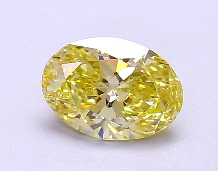 1.14Ct Fancy Intense Yellow VS1 8.41-6*3.64mm IGI Certified Lab Grown Diamond - Image 1 of 4