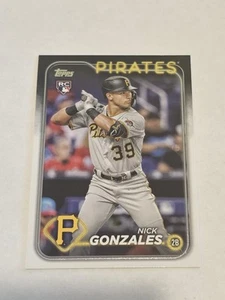 2024 Topps #168 Nick Gonzales Rookie Card Pittsburgh Pirates - Picture 1 of 2