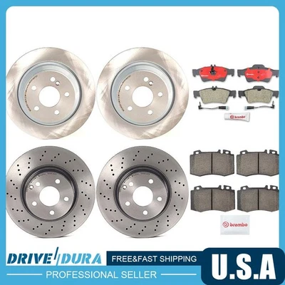 前后盘式制动垫套装盘式制动转子适用于 2006 - 2006 梅赛德斯 - 奔驰 S350 — 第 1/4 张图片