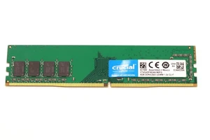 Crucial 4GB PC4-19200 DDR4-2400 Unbuffered Desktop RAM P/N: CT4G4DFS824A.M8FG - Picture 1 of 2