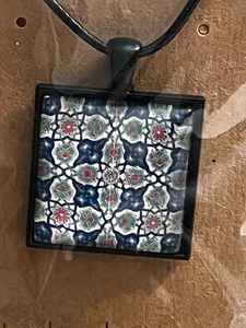 Nuevo Colgante Hecho a Mano Portugués Portugal Diseño Azulejo - Imagen 1 de 5