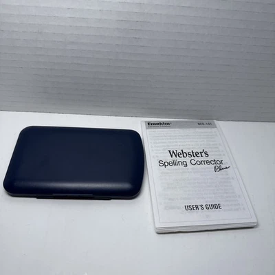 Корректор орфографии Webster's Plus NCS-101 Franklin Electronics протестирован и работает - Изображение 1 из 4