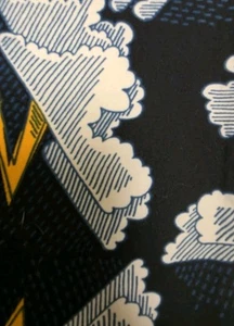 Lularoe Kids L/XL Leggings- NWOT-Clouds, thunder, and lightening print - Picture 1 of 3