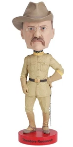 Teddy Roosevelt 26th President of The United States Collectible Bobblehead St... - Picture 1 of 5