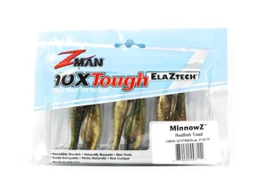 Zman Soft Lure MinnowZ 3 Inch 6/Pack Redfish Toad (7111) - Picture 1 of 6
