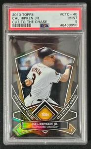 Cal Ripken Jr. 2013 Topps Cut To The Chase CTC-40 PSA 9 como nuevo Baltimore Orioles - Imagen 1 de 3