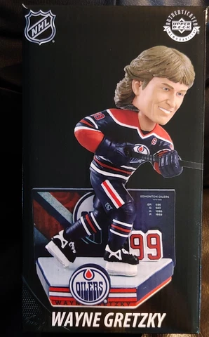 Wayne Gretzky Oilers Legacy "Legends Of The Ice" FOCO Bobblehead /499 New In Box Cover