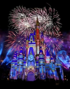 MAGIC KINGDOM DISNEY WORLD Photo Magnet @ 3"x5" - Picture 1 of 3