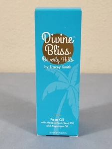 Divine Bliss Beverly Hills By Tracy Smith Meadowfoam Face Oil Moisturizing  - Picture 1 of 6