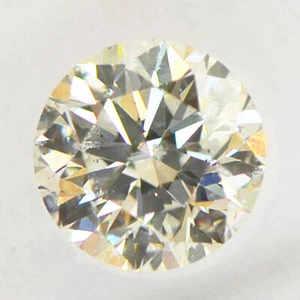 Diamante en forma redonda suelto 1,00 quilates H/SI2 certificado IGI natural real perforado - Imagen 1 de 5