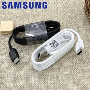 Genuine Original Samsung Galaxy 15W Fast Charger Type C Data USB Lead Cable S10 - Picture 1 of 14