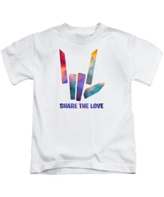 Share The Love Kids T-Shirt Tee Top (Multicoloured Print) Stephen Sharer YouTube