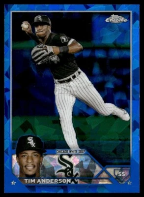 2023 Topps Chrome Sapphire Tim Anderson Chicago White Sox #282 - Image 1 of 2