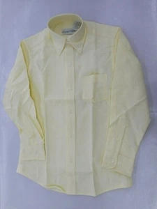Boys Flynn O'Hara Yellow Long Sleeve Dress/Casual Shirt Sizes 12Reg. & 16 Husky - Picture 1 of 3
