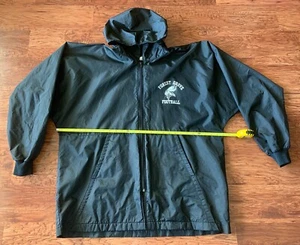Chaqueta de lluvia 1990 rara vintage Forest Grove, Oregon High School fútbol americano vikingos - Imagen 1 de 14