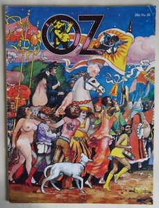 OZ MAGAZINE # 36 JULY 1971 incl. DBLE-SIDED OZ TRIAL RUPERT/ JANIS JOPLIN POSTER - Picture 1 of 7