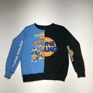 Forever 21 Sweatshirt Girls Sz 11/12 Space Jam A New Legacy Black Blue Pullover - Picture 1 of 12