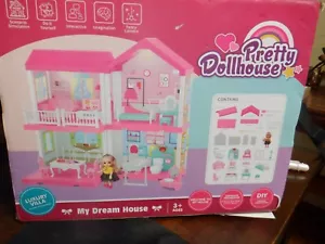 Temi Pretty Dollhouse My Dream House Luxusvilla zum Selbermachen Puppe bauen enthalten - Bild 1 von 4