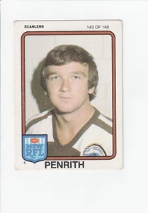 1981 Scanlens Rugby League Warren Fenton #143 (Penrith Panthers) - Picture 1 of 2